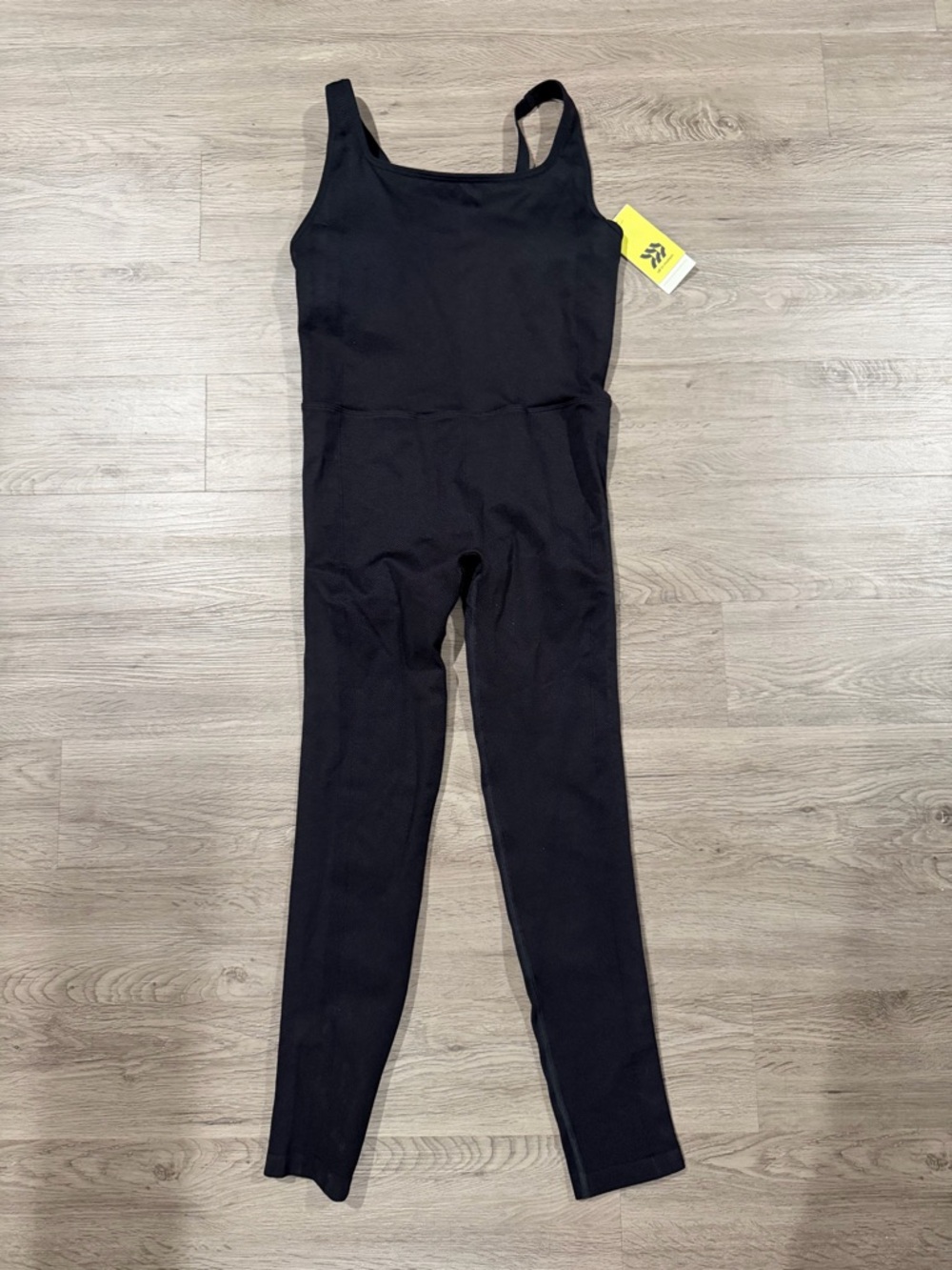 All in motion Seamless High-Rise Black Jumpsuit - Sleek Slim Fit - Picture 2 of 5